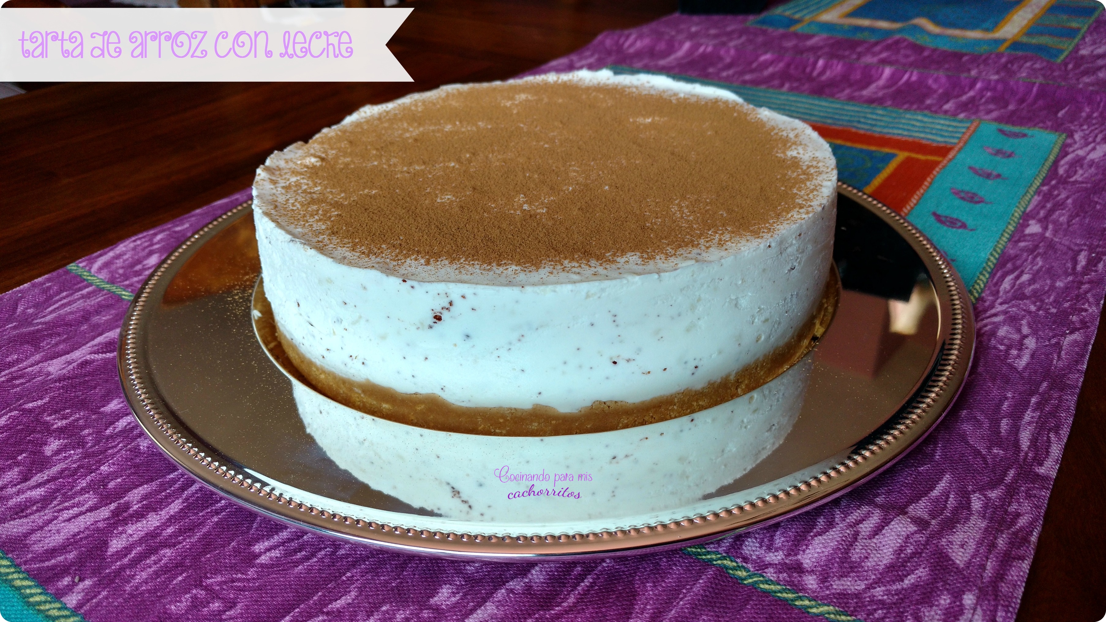 Tarta De Arroz Con Leche Italiana