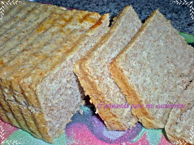 pan de molde con salvado de trigo