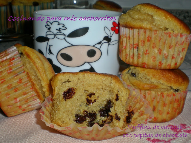 muffins de vainilla