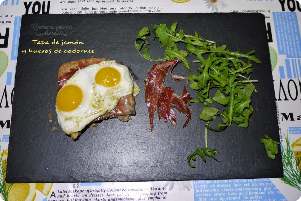 tapa de jamón serrano