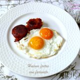 Huevos fritos con farinato