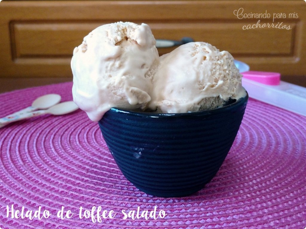 helado de toffee salado