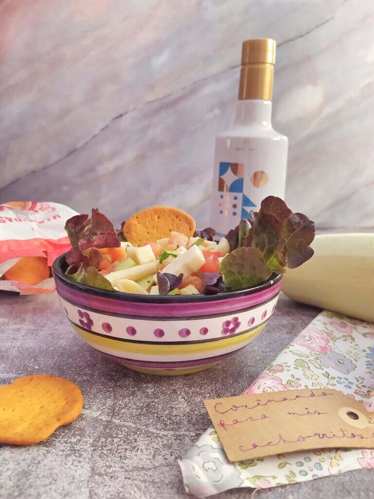 Ensalada de pasta y calabacín