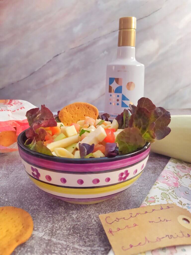 Ensalada de pasta y calabacín