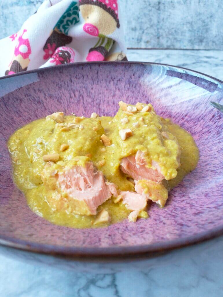 curry de salmón