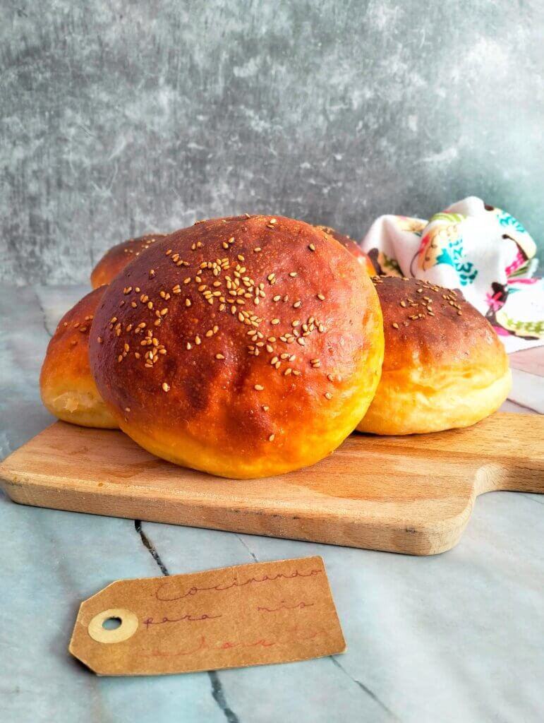 Pan de patata para hamburguesa