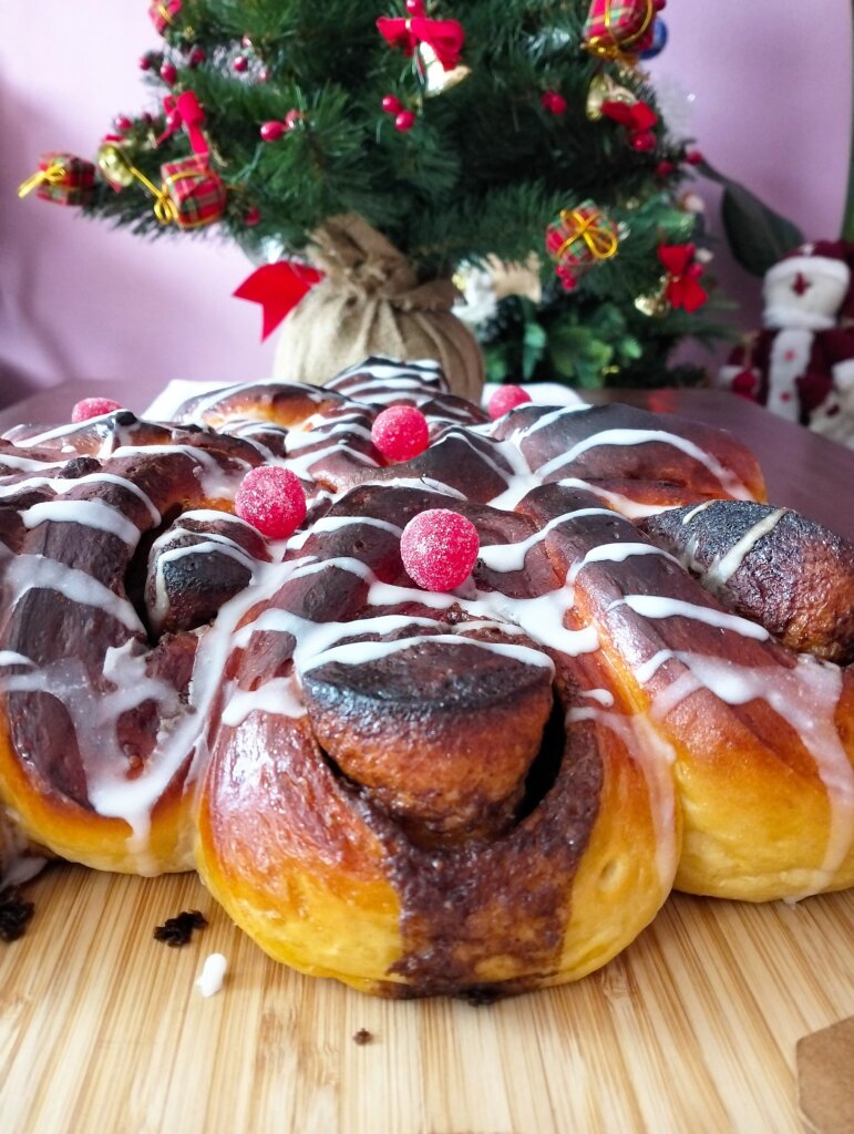 rollos de canela christmas tree