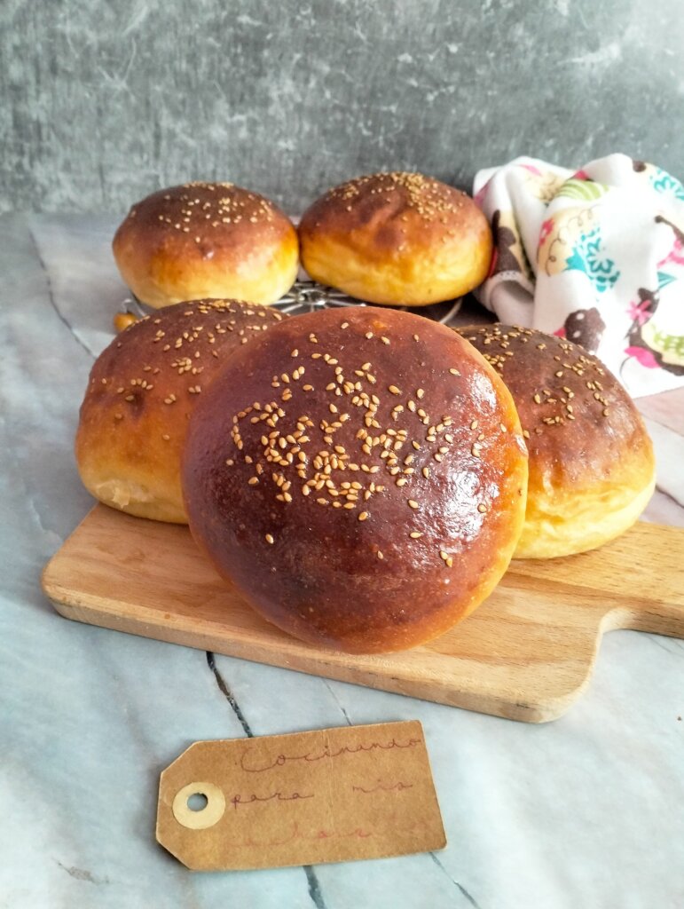 Pan de patata para hamburguesa