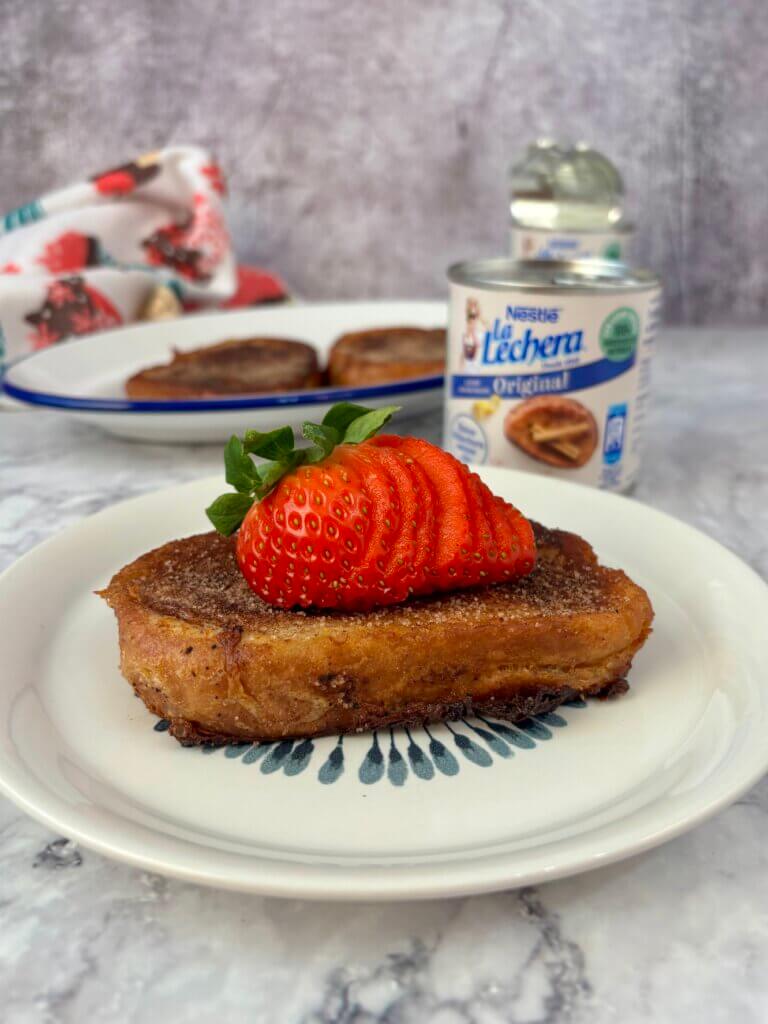 Torrijas leche condensada