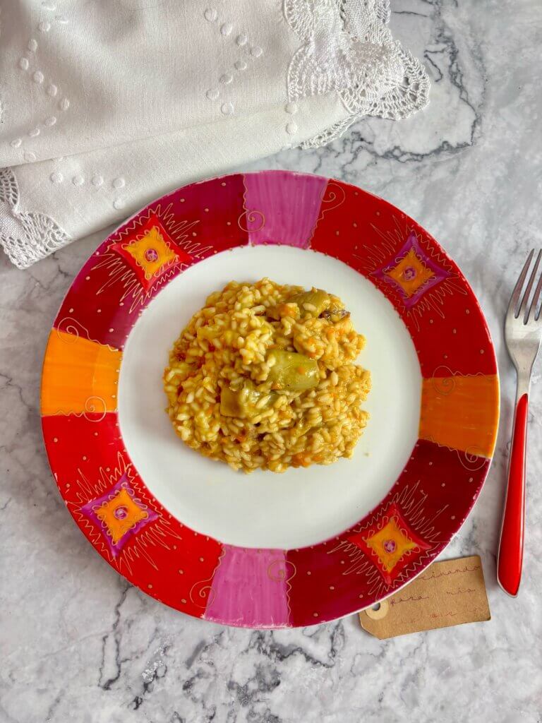 risotto de verduritas