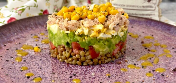 Tartar de lentejas