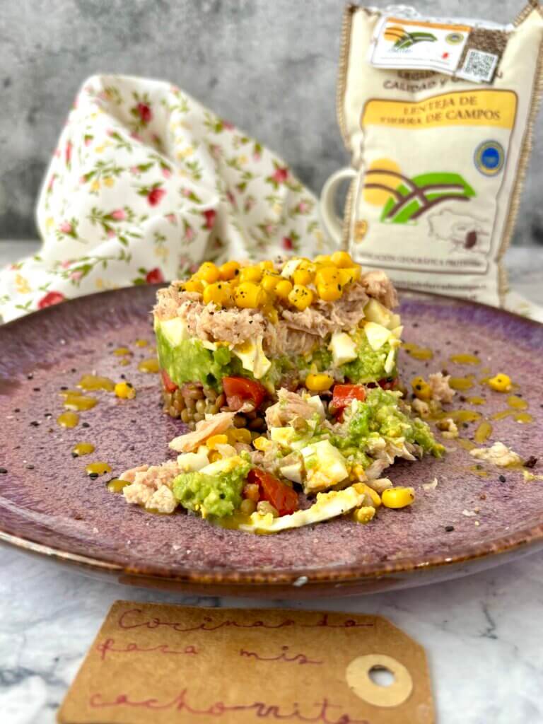 Tartar de lentejas