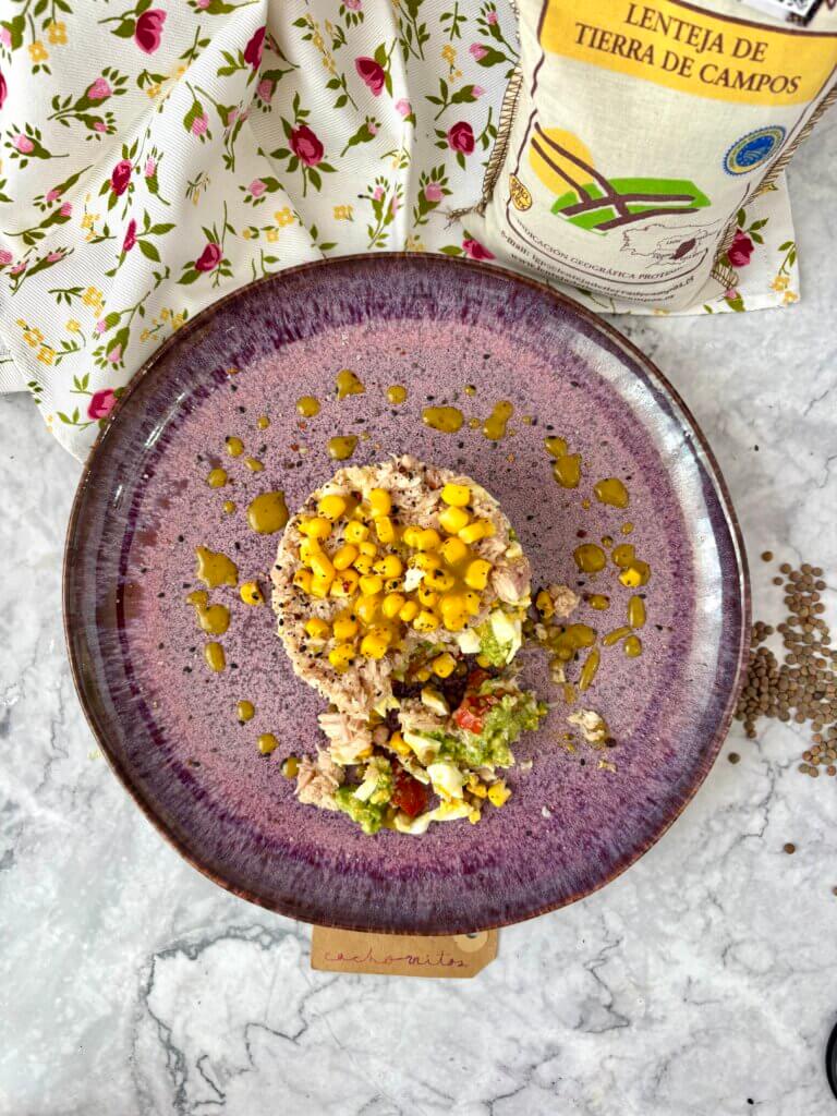 Tartar de lentejas