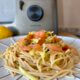 espaguetis al limón cooking chef