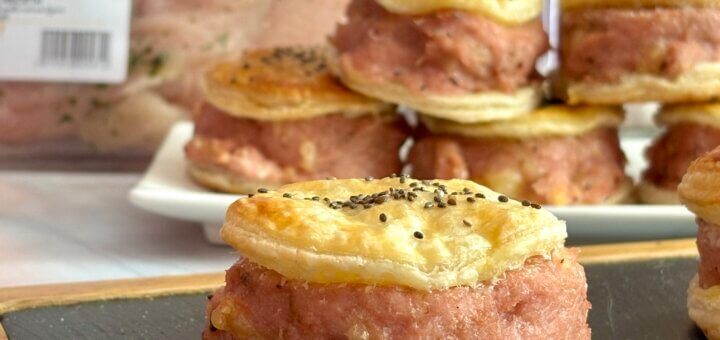 Mini burger hojaldre