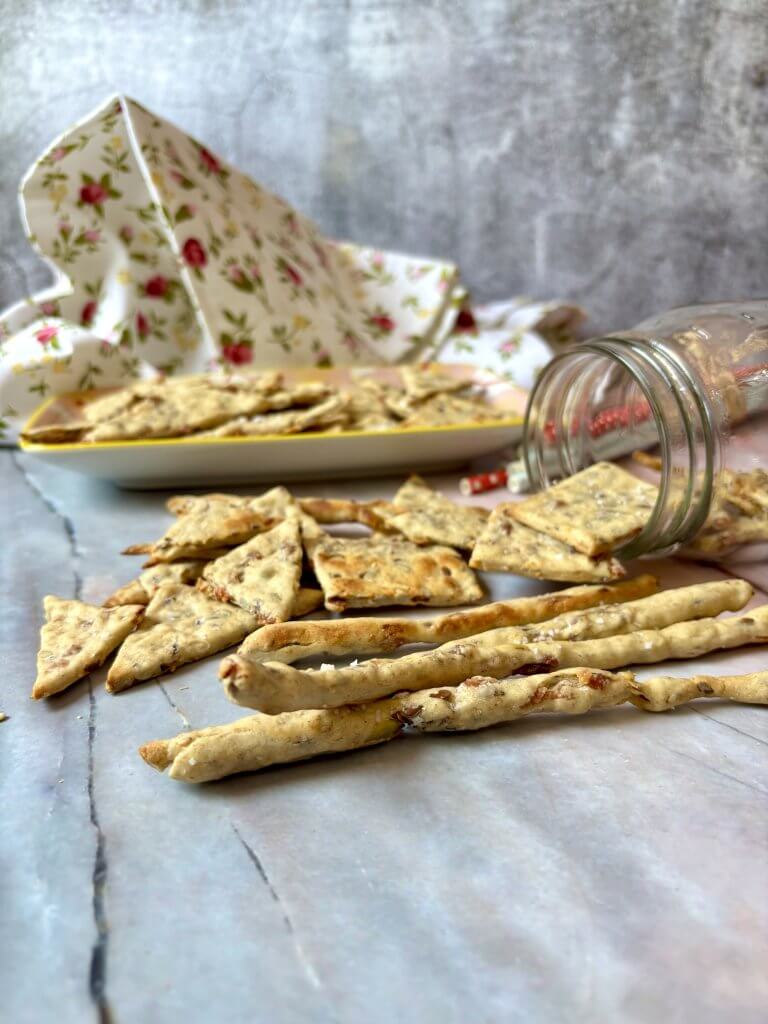 galletas semillas jamón