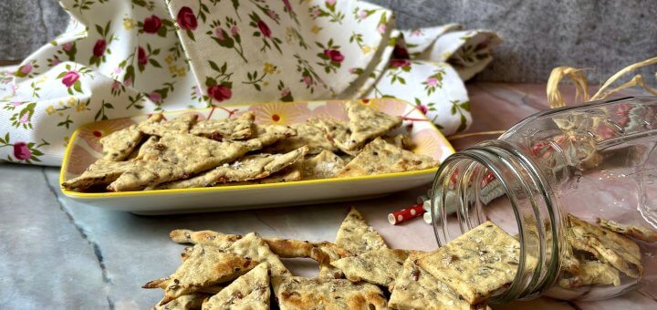 galletas semillas jamón
