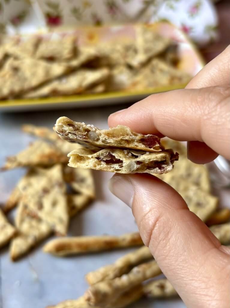 galletas semillas jamón