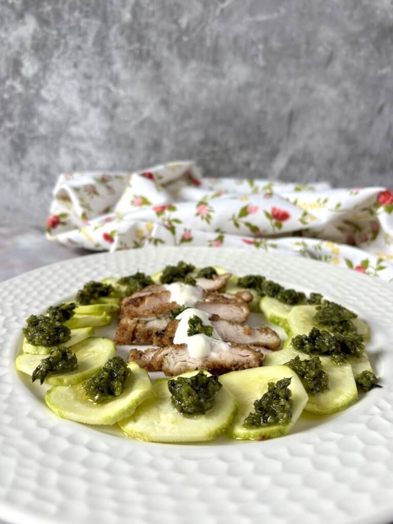 carpaccio de calabacín