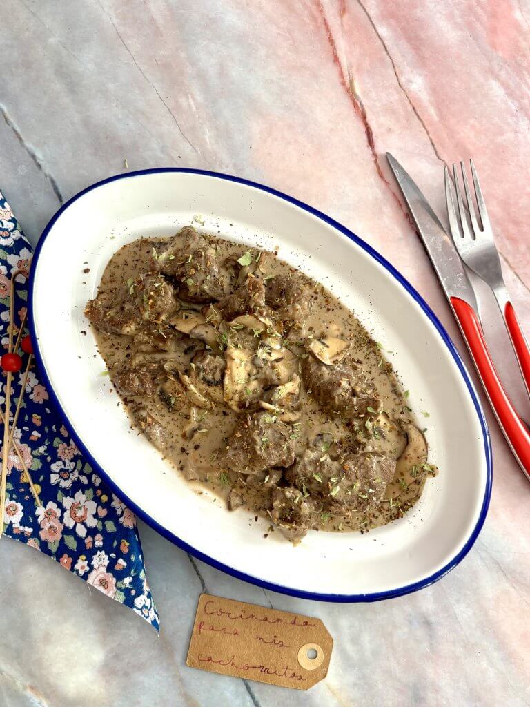 Ternera Strogonoff en Cooking Chef